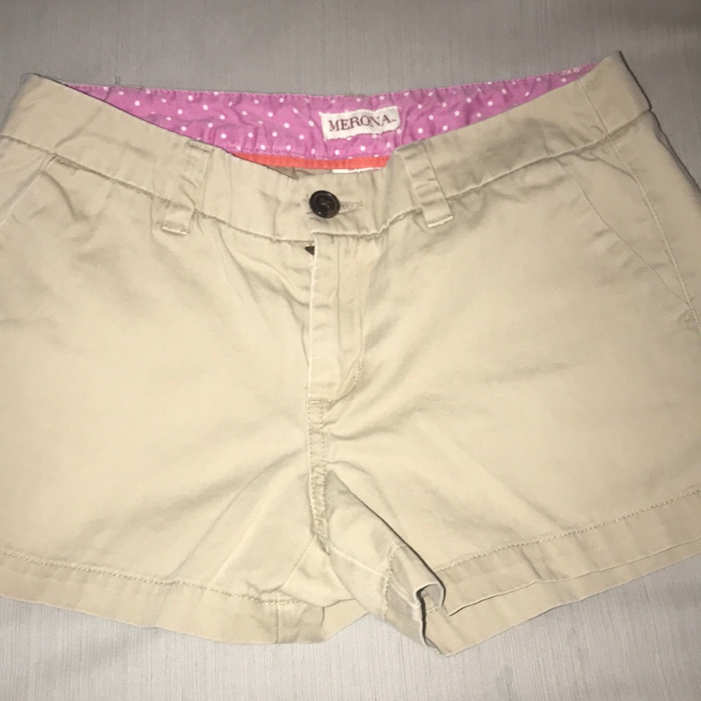 Merona khaki shorts